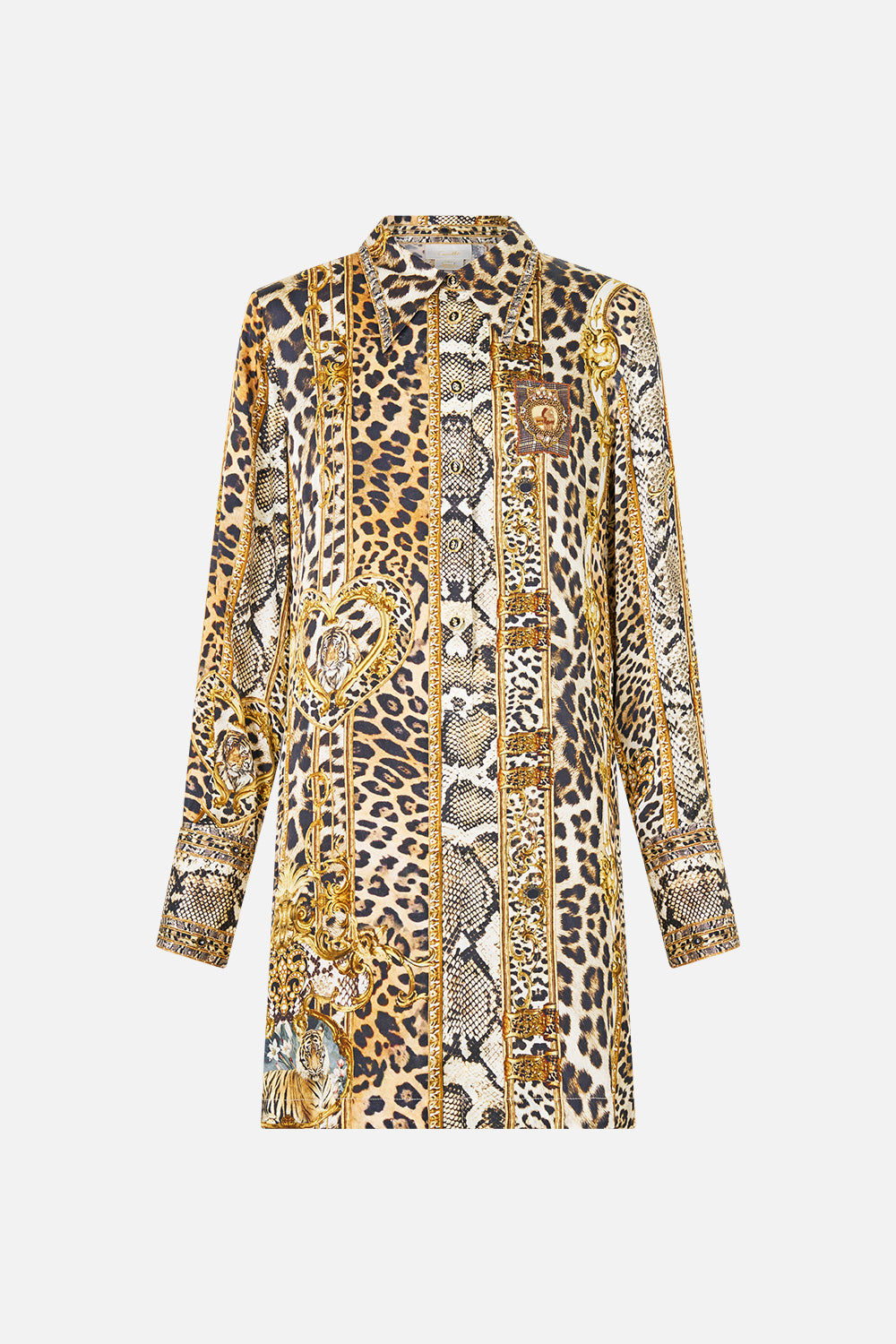 MINI SHIRT DRESS LEOPARD LIBERTINE
