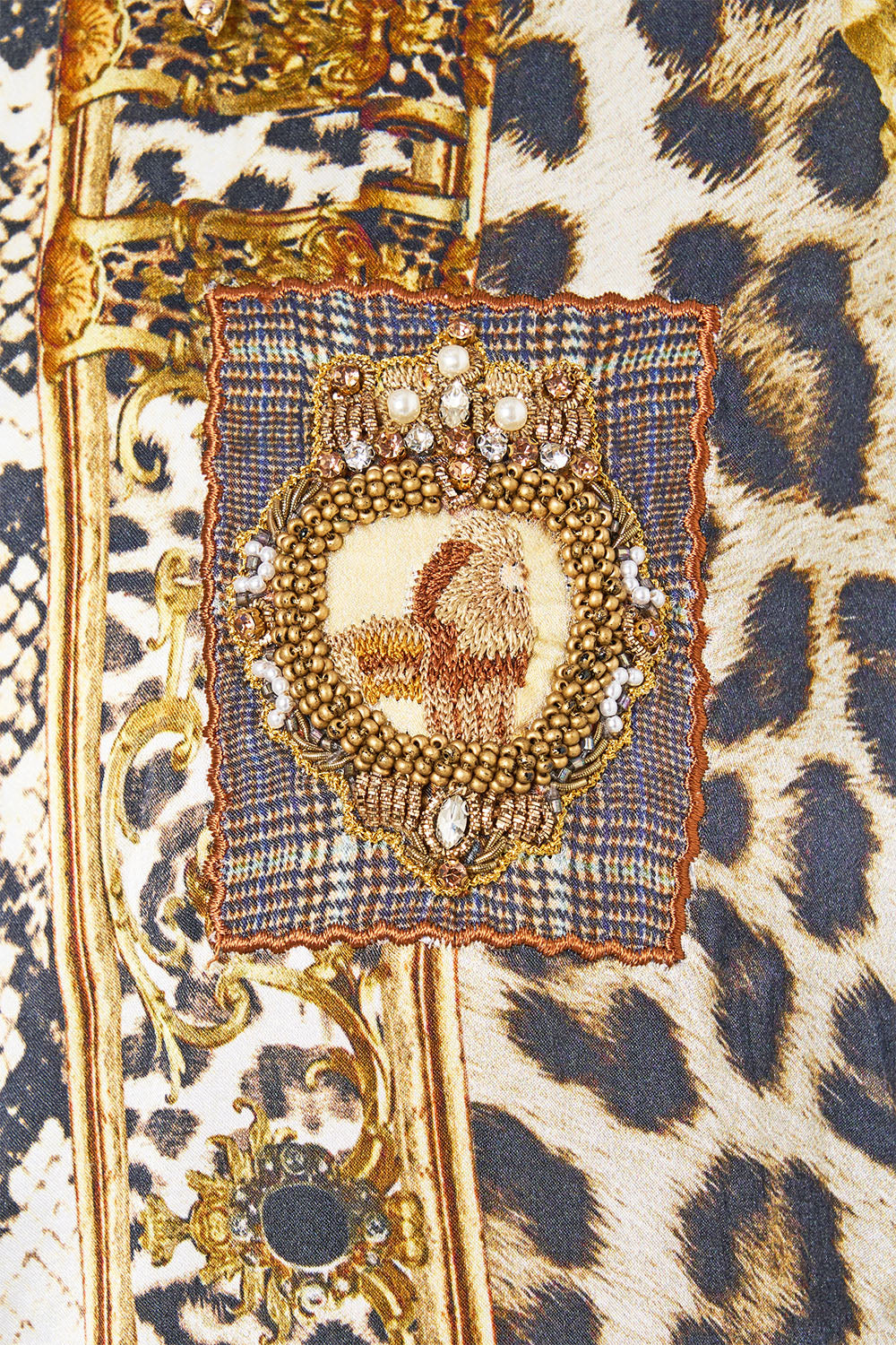 MINI SHIRT DRESS LEOPARD LIBERTINE