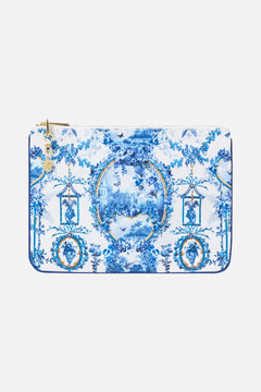 SMALL CANVAS CLUTCH THE PORCELAIN PARLOUR