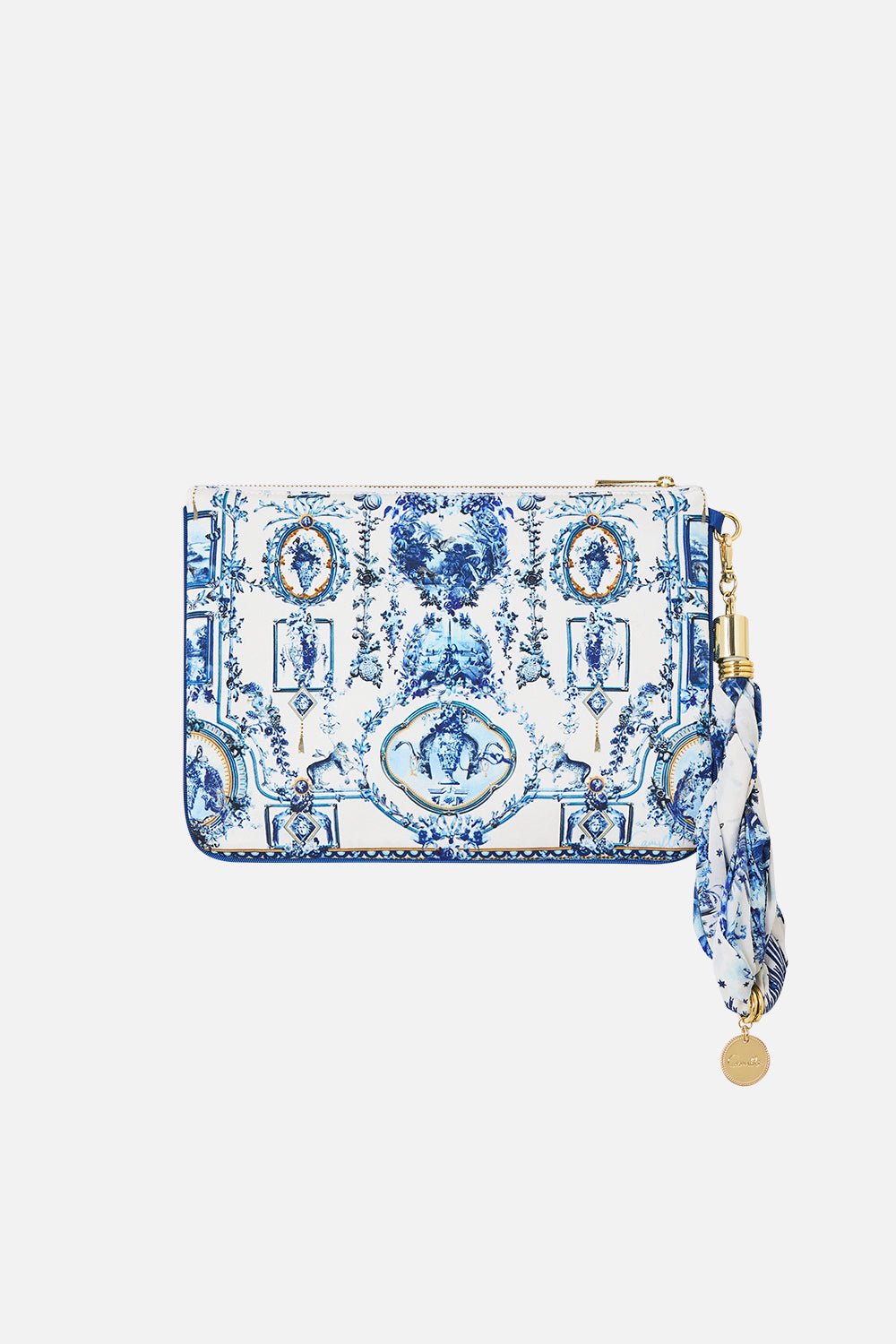The CAMILLA SCARF CLUTCH THE PORCELAIN PARLOUR