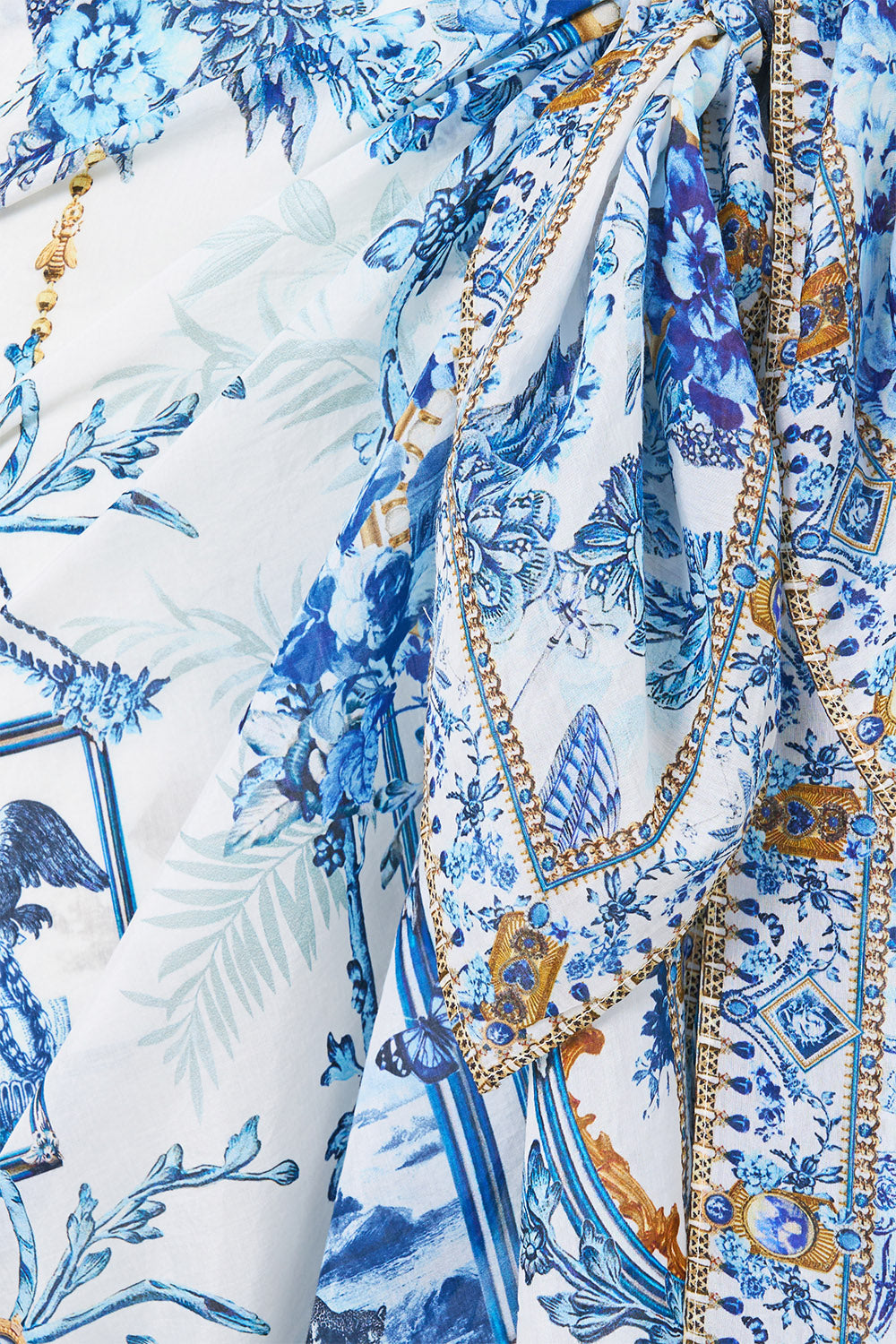 The CAMILLA MULTI WEAR LONG SARONG THE PORCELAIN PARLOUR