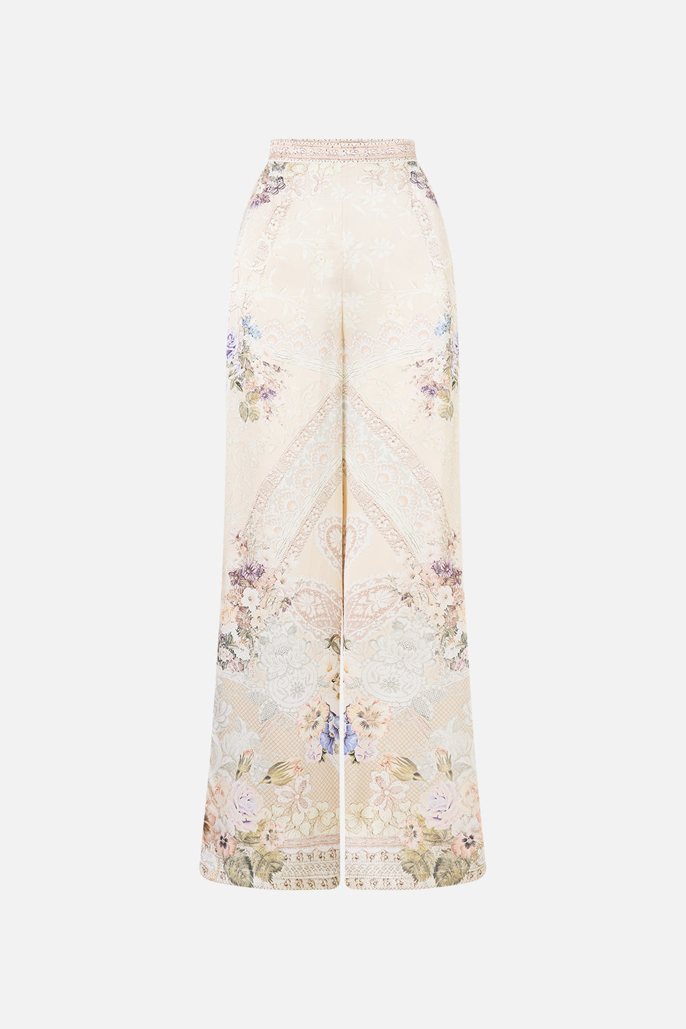 The CAMILLA MINIMAL WIDE LEG PANT LACED WITH LOVE