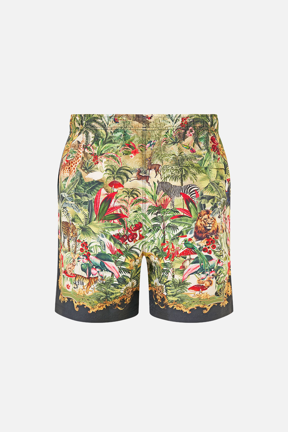 The CAMILLA MID LENGTH BOARDSHORT WITH ELASTIC WAIST WANDERLUST EMPIRE