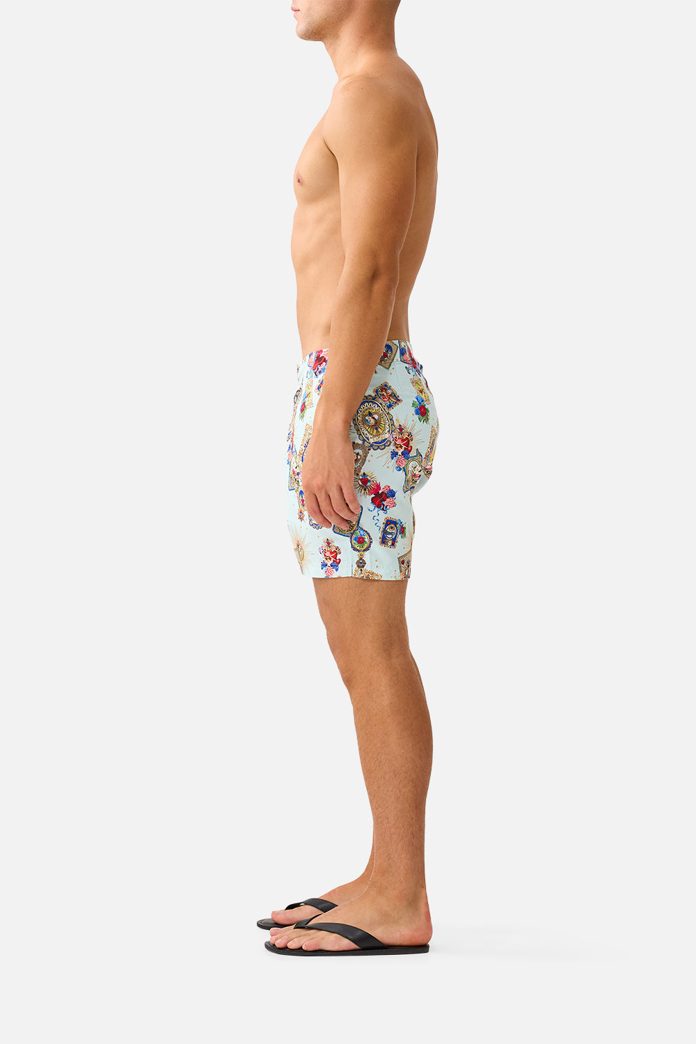 The CAMILLA MID LENGTH BOARDSHORT WITH FIXED WAIST VERSES IN VINTAGE