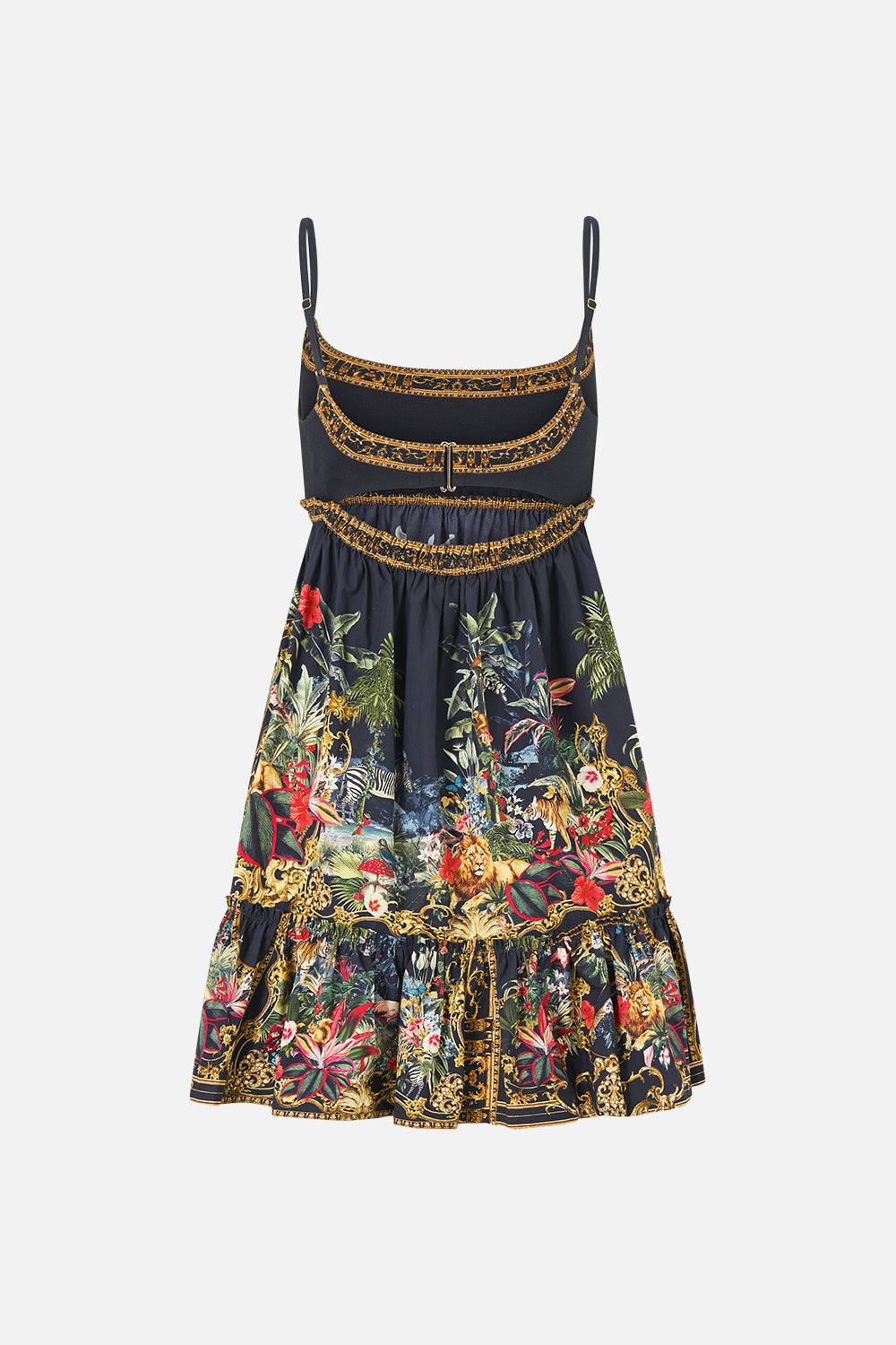 The CAMILLA SHORT DRESS WITH JERSEY BODICE PALACE ZOOLOGY