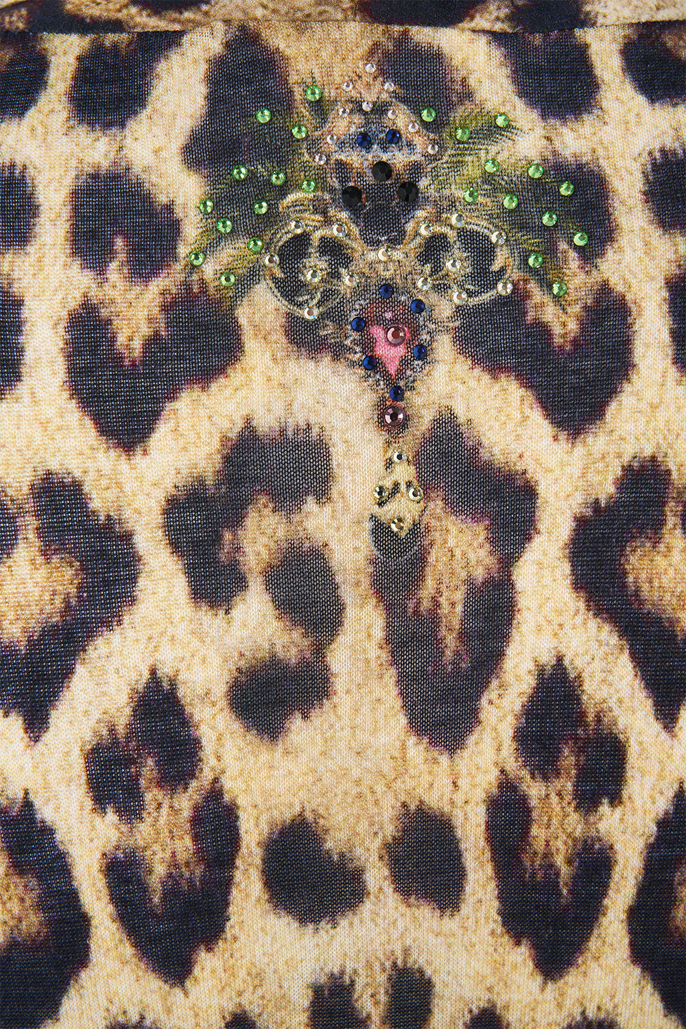 The CAMILLA LONG CASUAL JACKET WITH POCKETS LEOTIGRA LAND