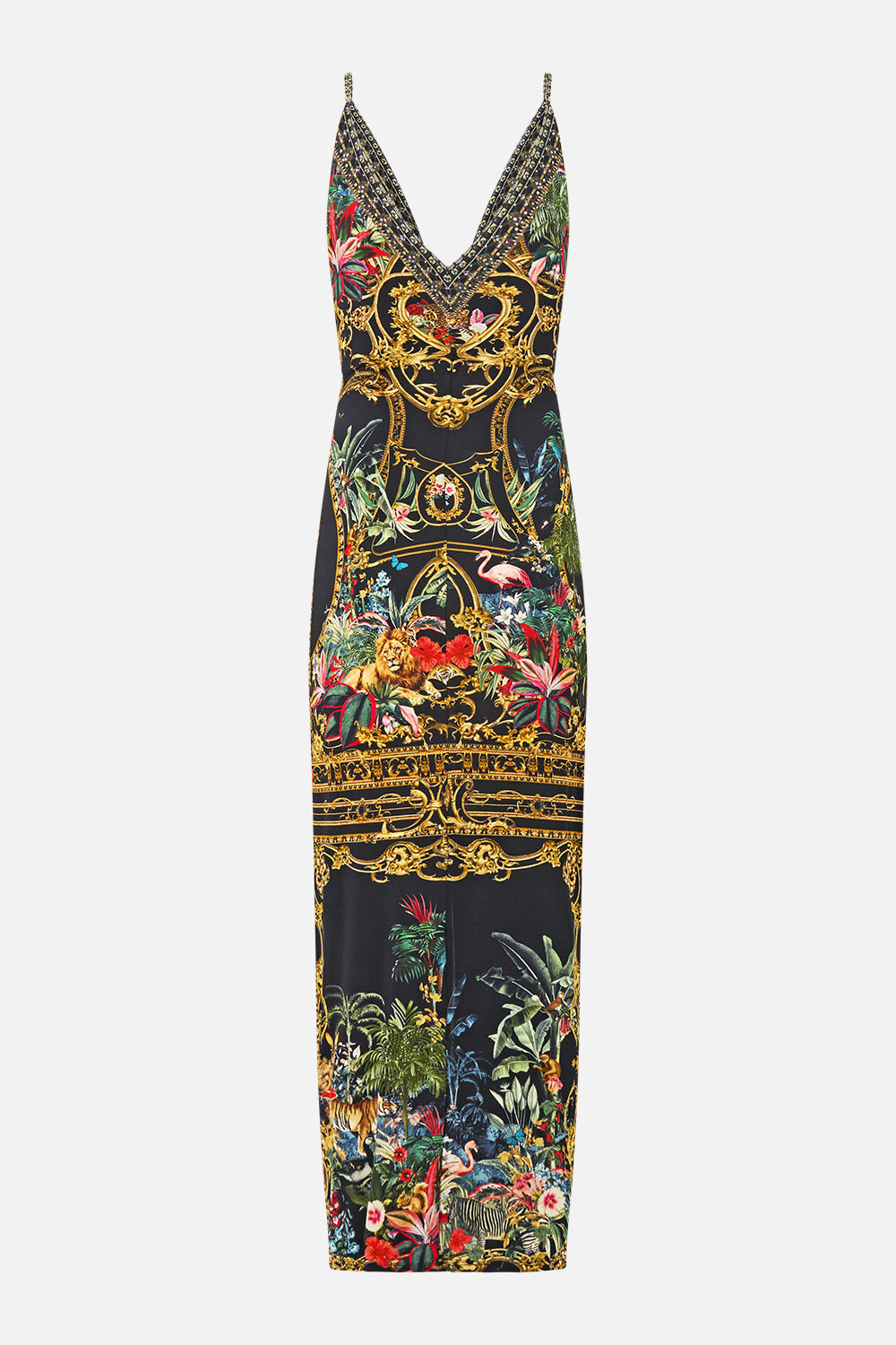 The CAMILLA STRAPPY DRESS WITH TWIST FRONT PALACE ZOOLOGY