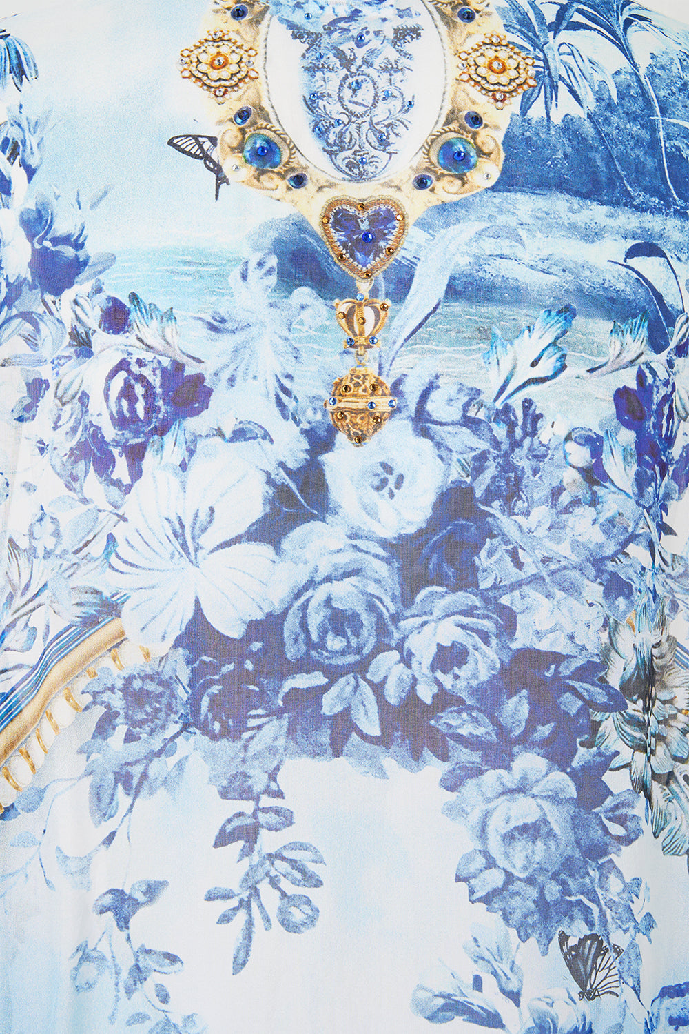 SILK CHIFFON SHRUG THE PORCELAIN PARLOUR