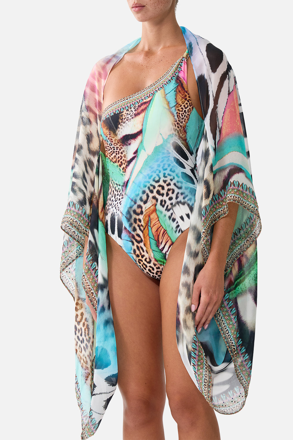 SILK CHIFFON SHRUG BUTTERFLY BOHEMIA