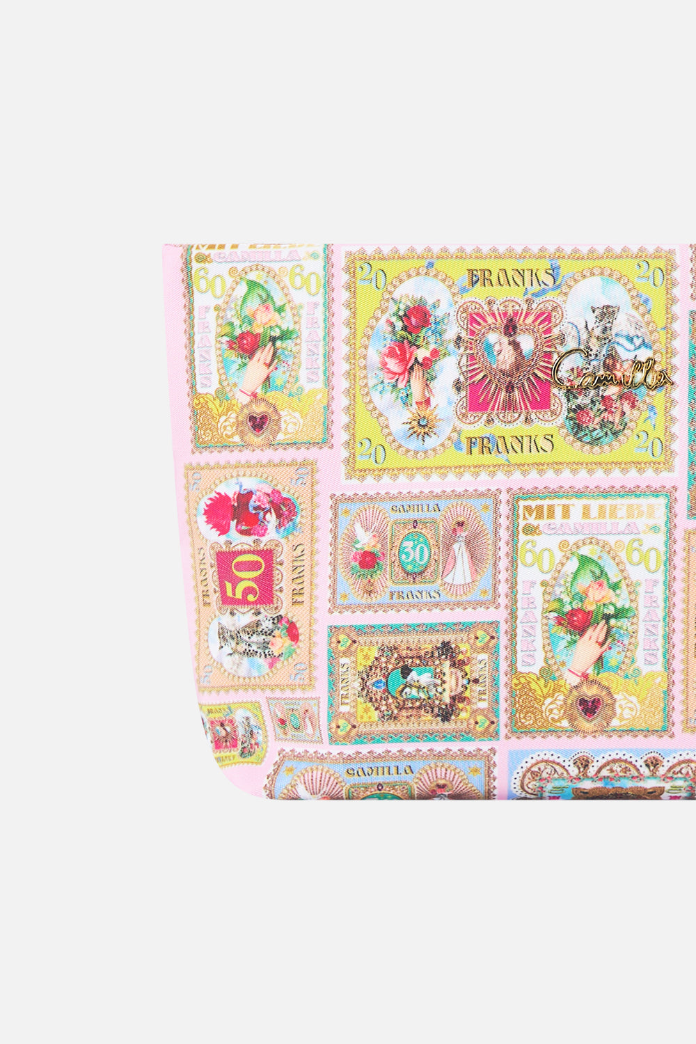 SMALL MAKEUP CLUTCH PAINTED PRAYERS