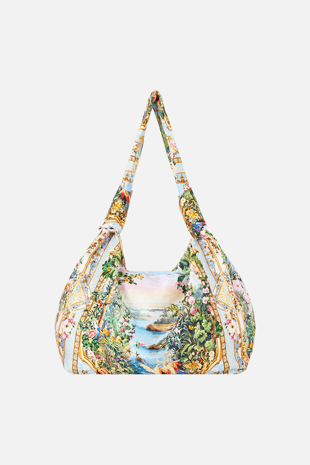 SLOUCH SHOULDER BAG WITH KNOT DETAILS SISI SOCIETY