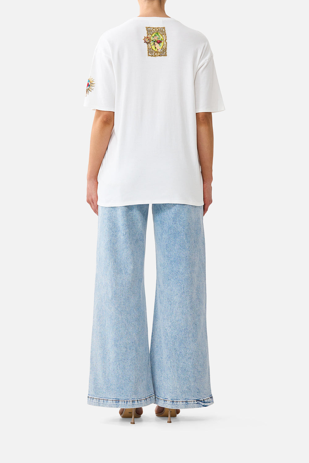 OVERSIZED BAND TEE PAINTED PRAYERS
