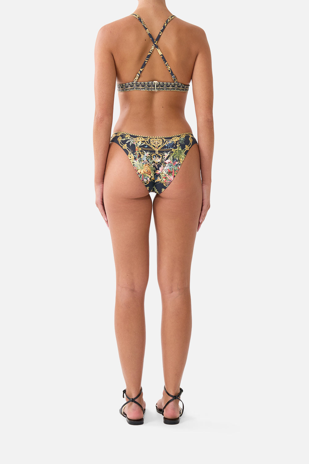The CAMILLA DIPPED WAIST REGULAR BIKINI BOTTOM PALACE ZOOLOGY