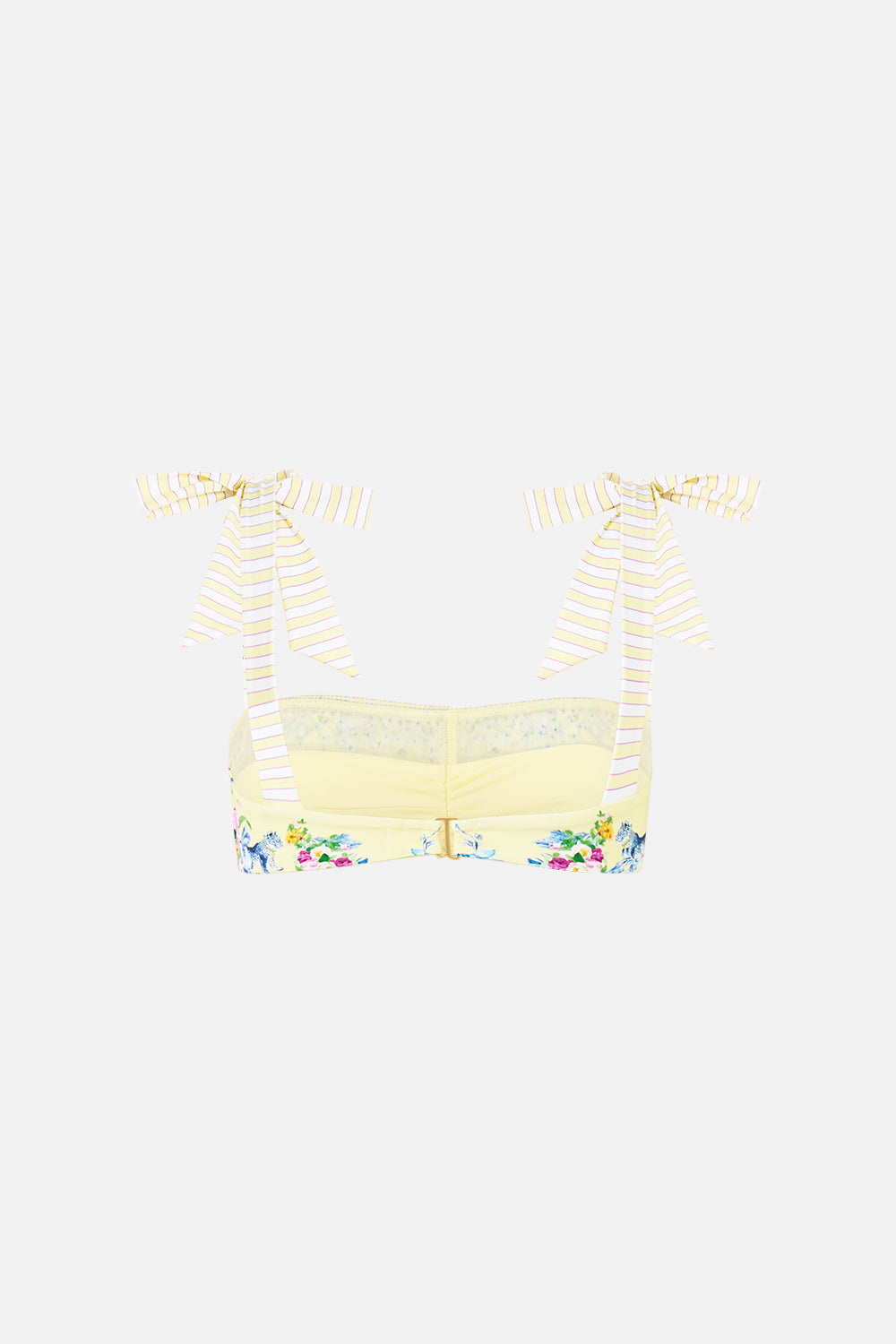 The CAMILLA PANELLED BIKINI TOP W TIE STRAPS CHINOISERIE CHILD