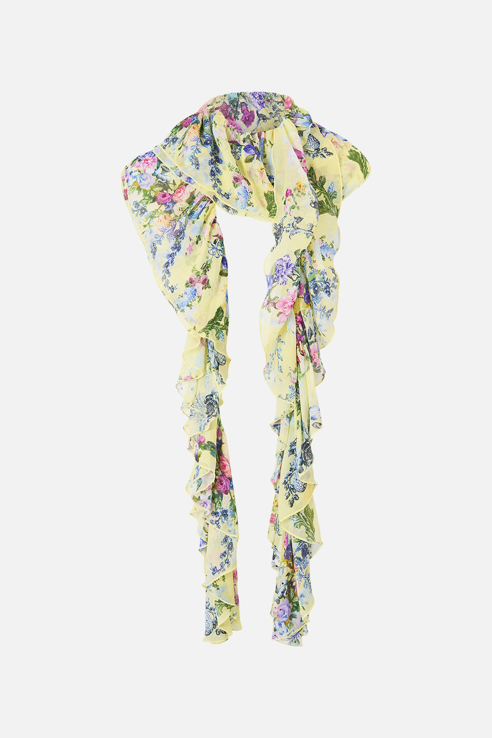 The CAMILLA RUFFLE SCARF CHINOISERIE CHILD