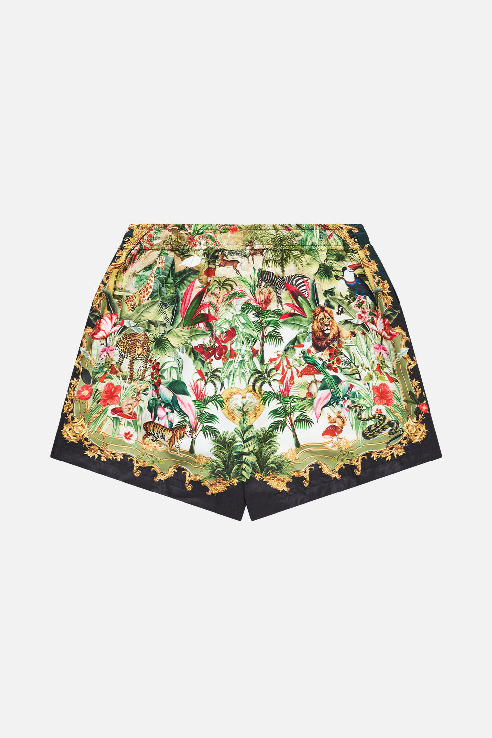 BOYS MID LENGTH BOARDSHORT W ELASTIC WAIST WANDERLUST EMPIRE