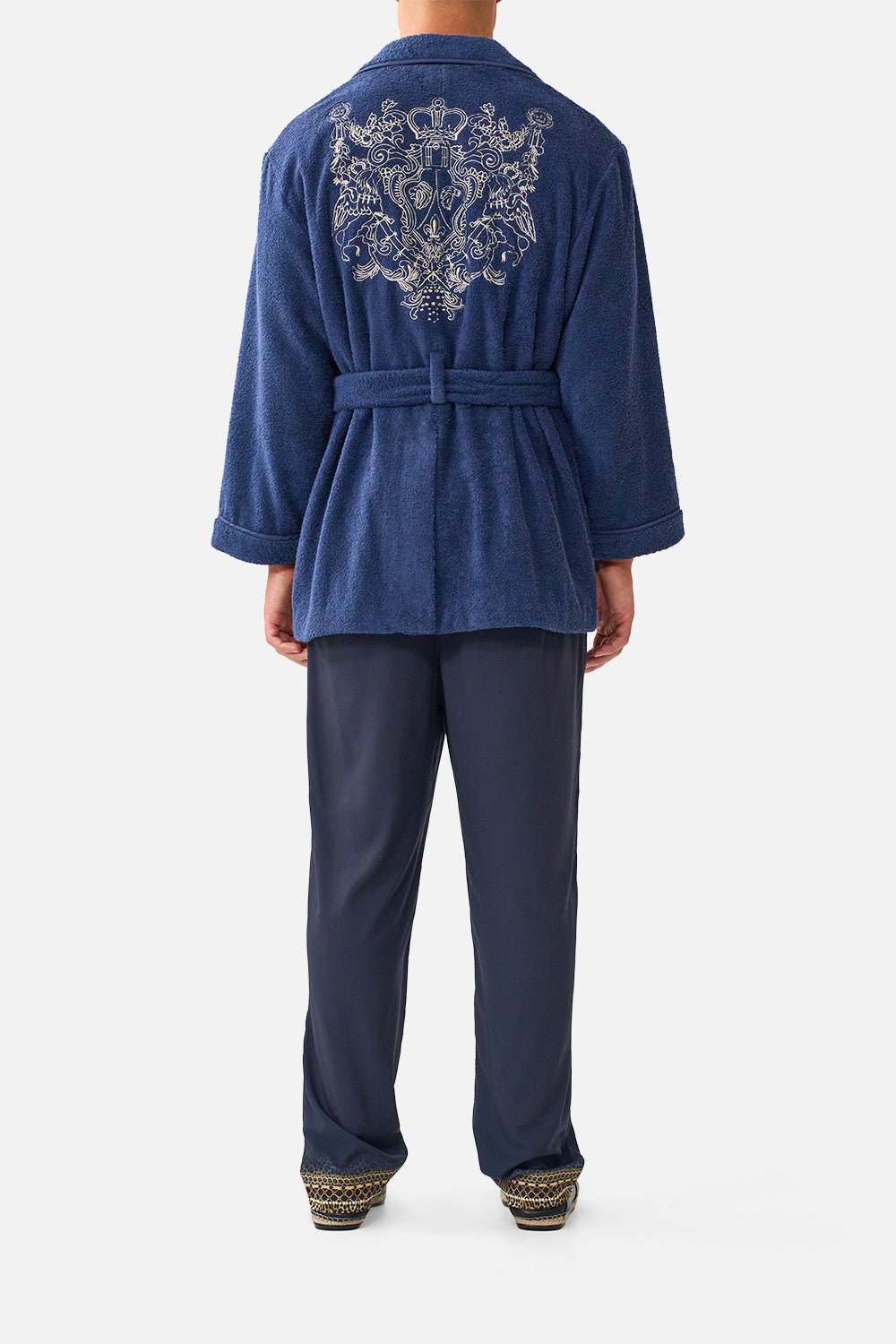 MID LENGTH ROBE CLOAKED IN BAROQUE