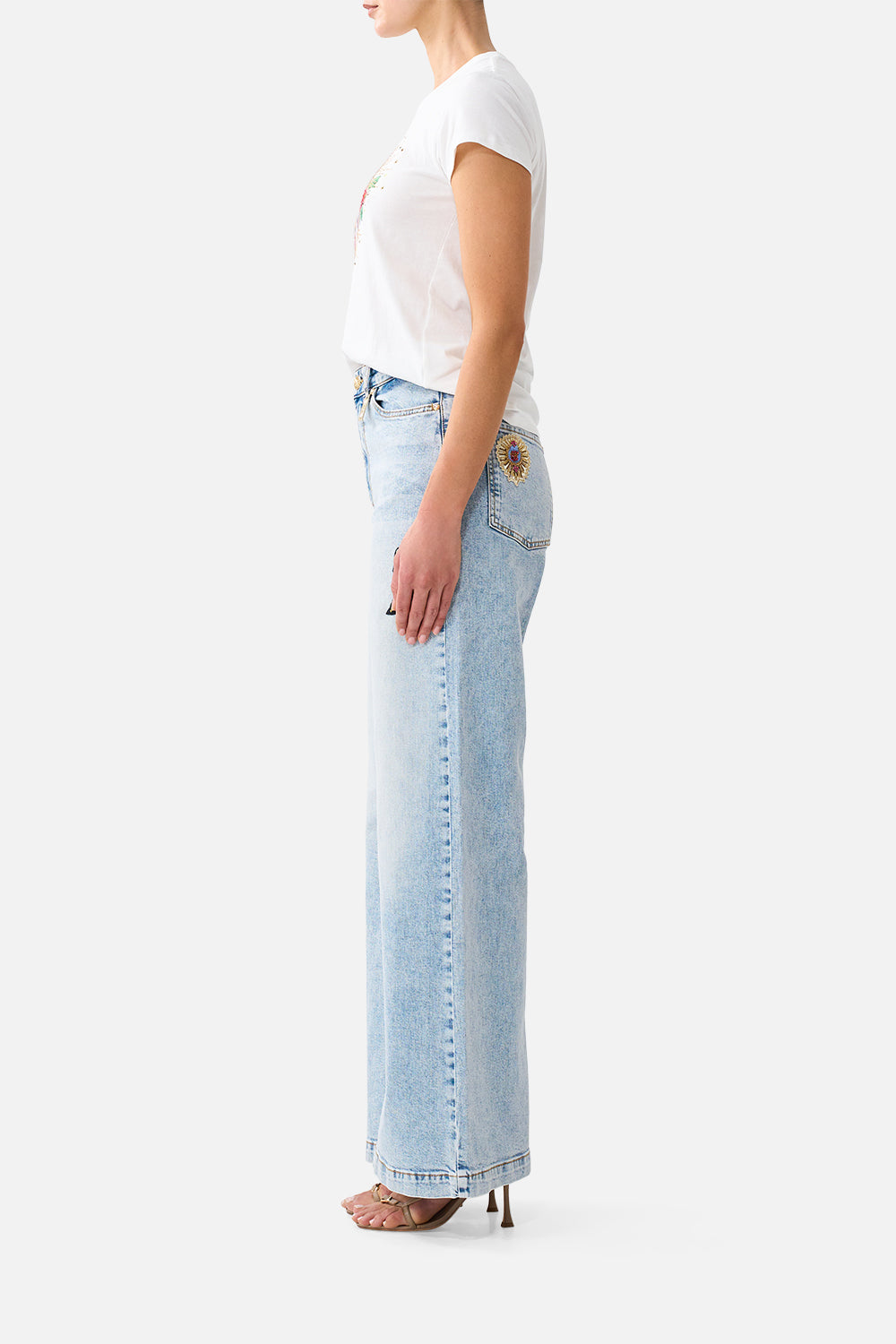 JENNA HIGH WAISTED FLARE DENIM