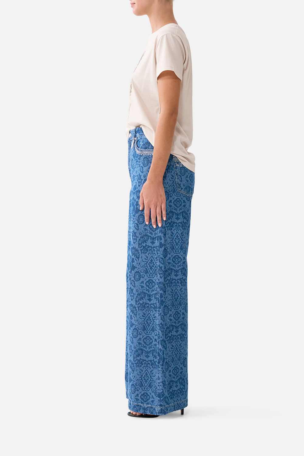 WIDE LEG JEAN DENIM