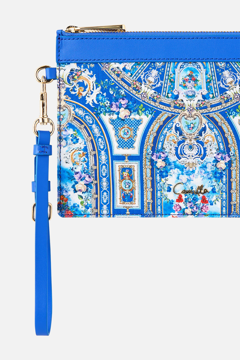 CLUTCH WITH WRISTLET OTTOMAN OPULENCE