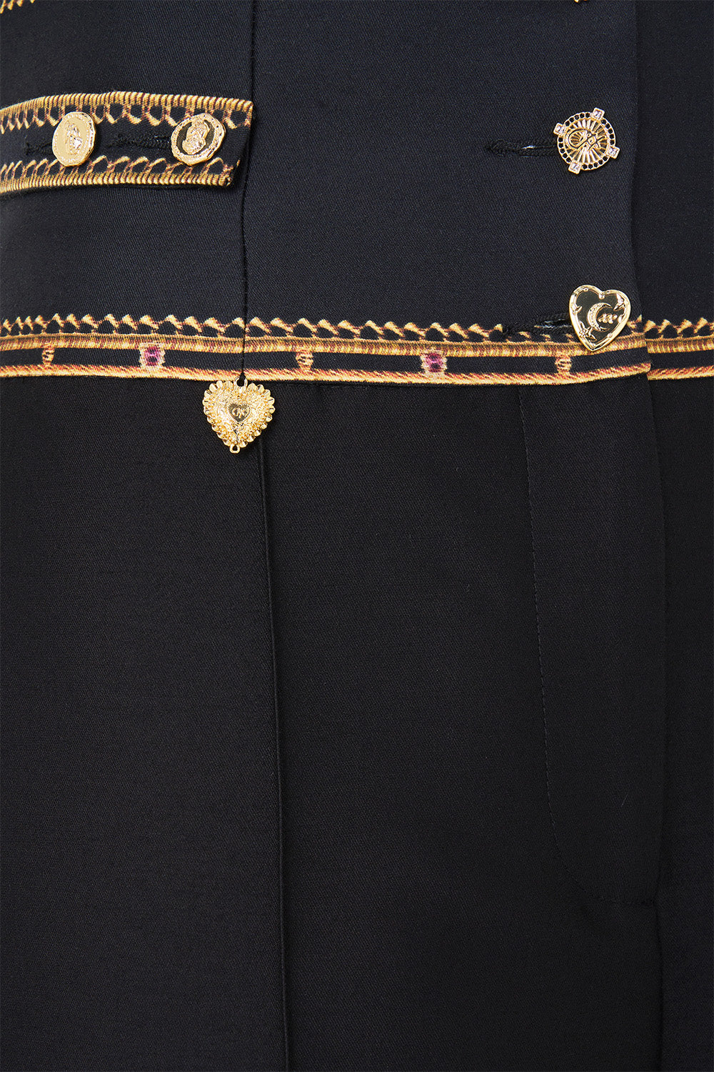 TAILORED PANT WITH WAIST BUTTON DETAIL TAURUS RISING