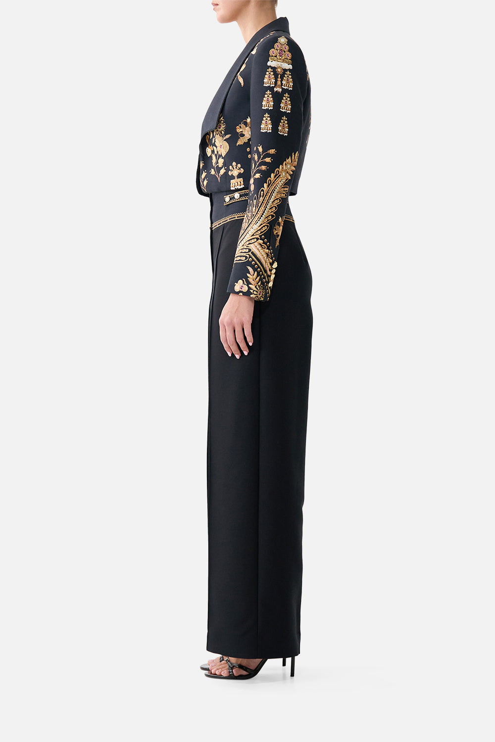 TAILORED PANT WITH WAIST BUTTON DETAIL TAURUS RISING