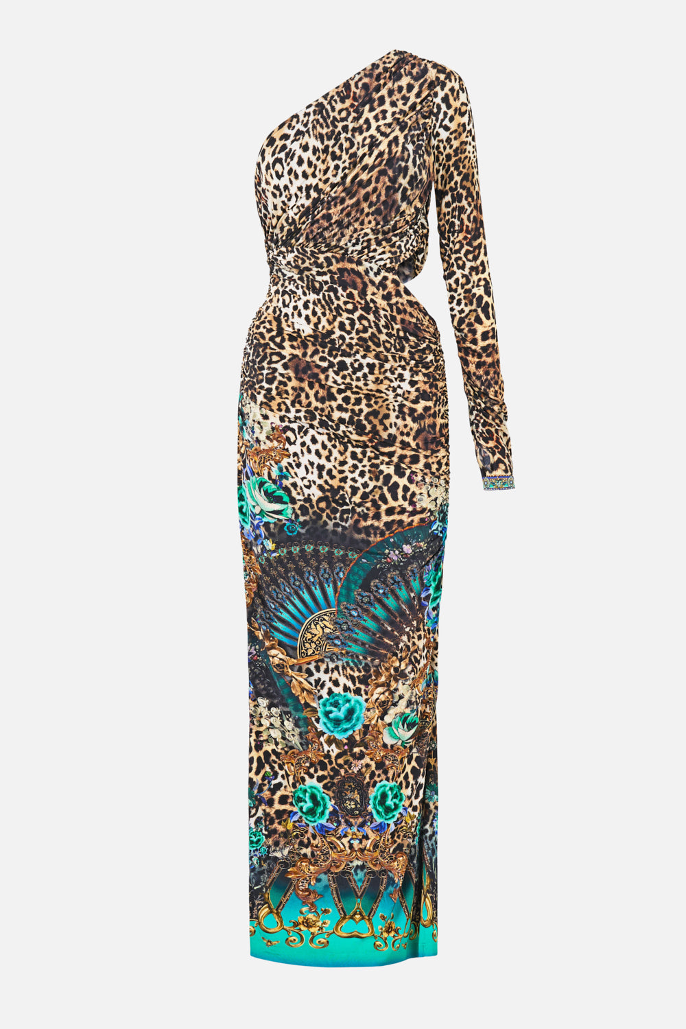 The CAMILLA ONE SHOULDER JERSEY CUT OUT DRESS FLAMENCO EUPHORIA
