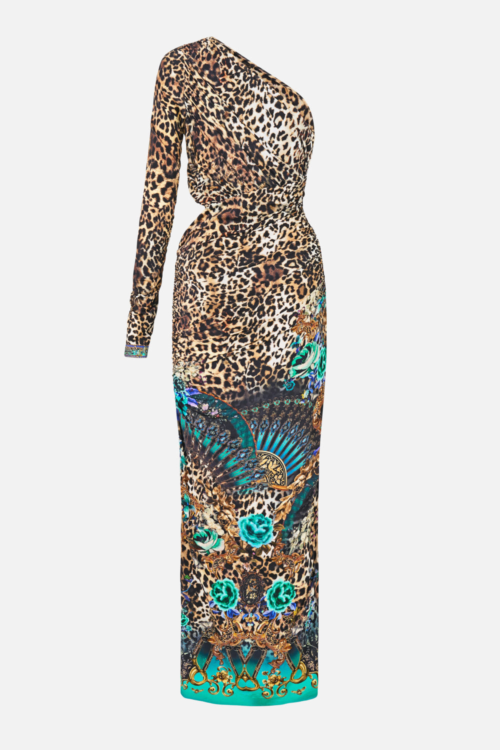 The CAMILLA ONE SHOULDER JERSEY CUT OUT DRESS FLAMENCO EUPHORIA