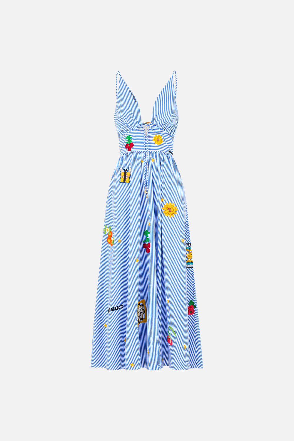 WAISTBAND DRESS WITH TIE DETAIL MAGIC OF THE MERCADO