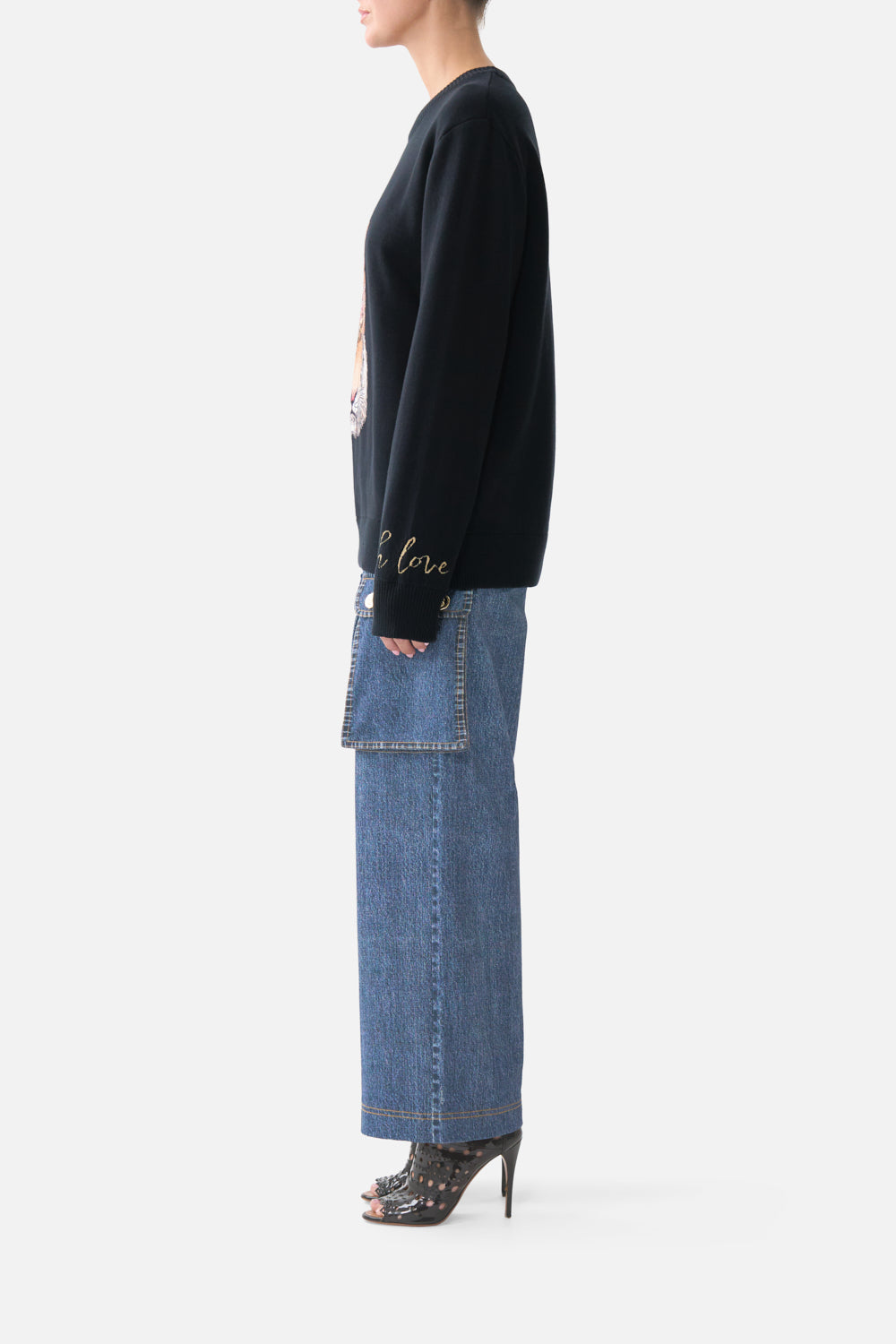 RELAXED CREW NECK JUMPER FIESTA, SIESTA, REPEAT