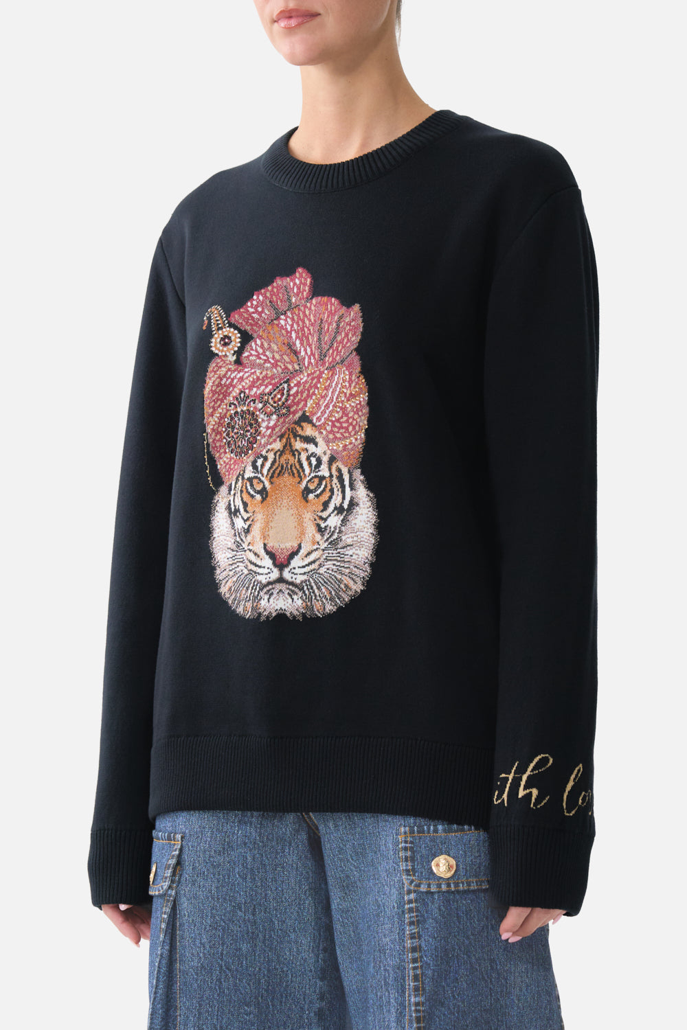 RELAXED CREW NECK JUMPER FIESTA, SIESTA, REPEAT