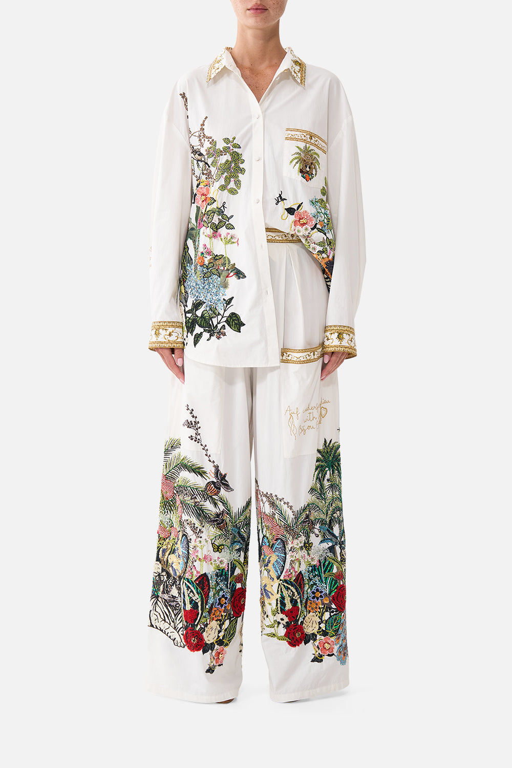 The CAMILLA WIDE LEG TROUSER WITH FRONT POCKETS WANDERLUST EMPIREWANDERLUST EMPIRE
