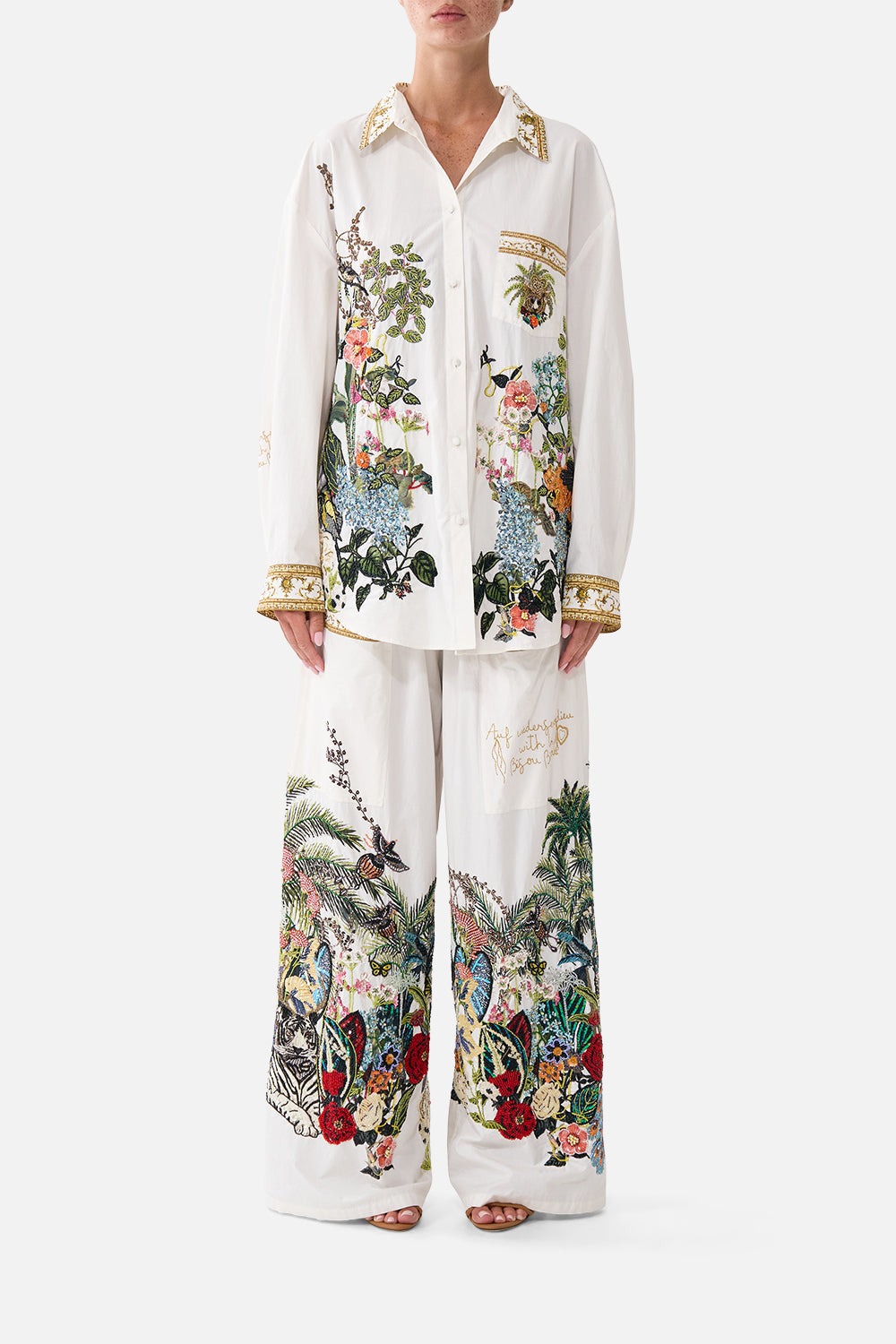 The CAMILLA LONG SLEEVE OVERSIZED SHIRT WITH POCKET WANDERLUST EMPIREWANDERLUST EMPIRE