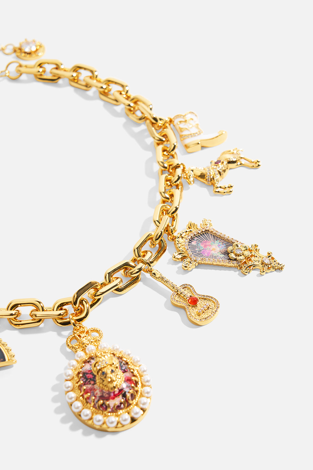 The CAMILLA MY CAMEO ROMEO CHARM NECKLACE GOLD