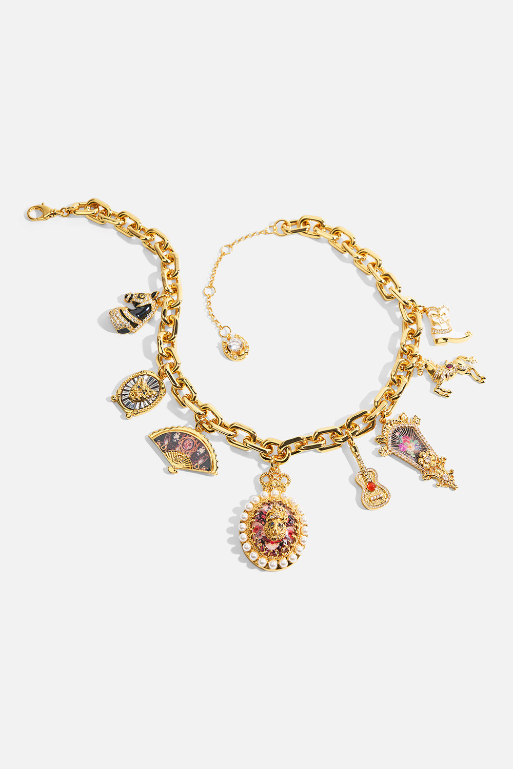 The CAMILLA MY CAMEO ROMEO CHARM NECKLACE GOLD