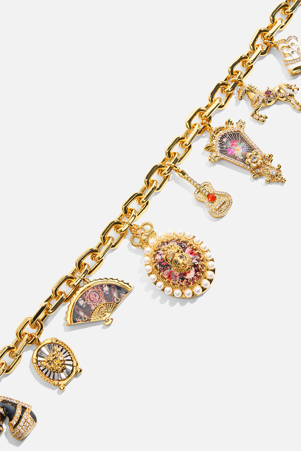 The CAMILLA MY CAMEO ROMEO CHARM NECKLACE GOLD