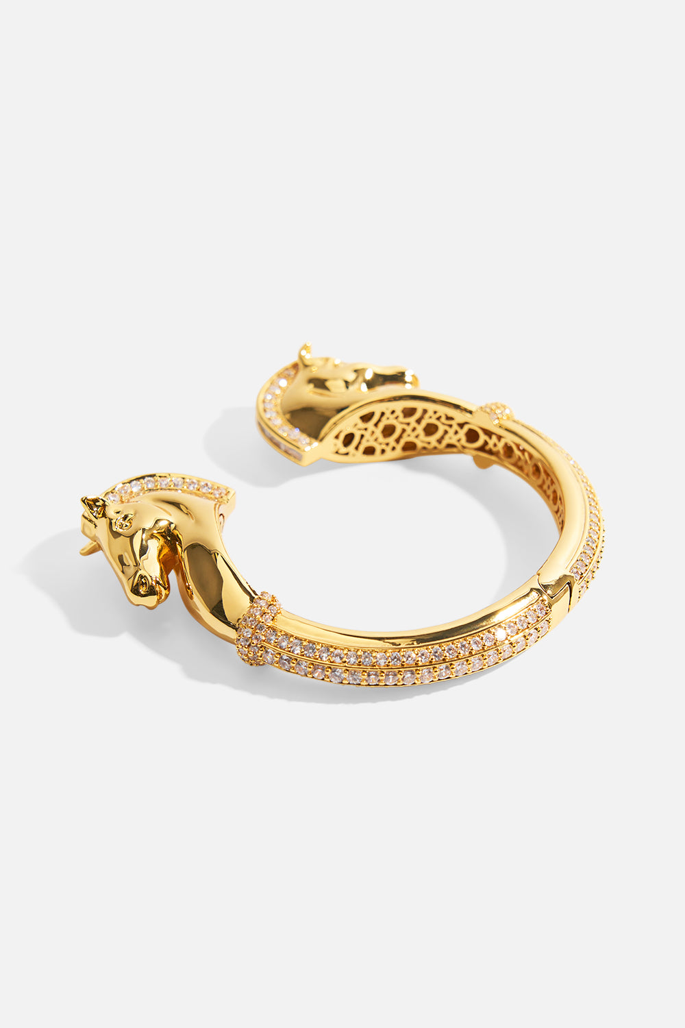 The CAMILLA SAVAGE BEAUTY HORSE BANGLE GOLDGOLD