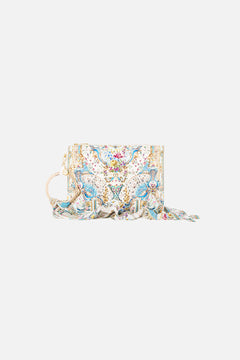 The CAMILLA Ring Scarf Clutch in our Art For The Artisans print.