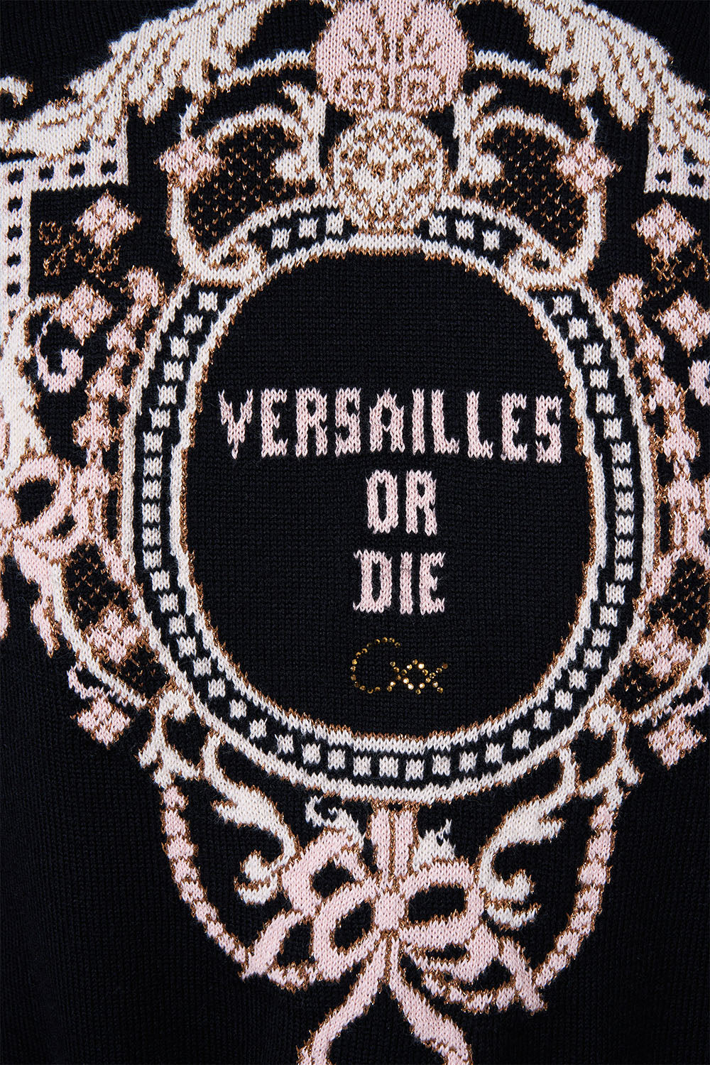 CROPPED KNIT CARDIGAN VERSAILLES OR DIE