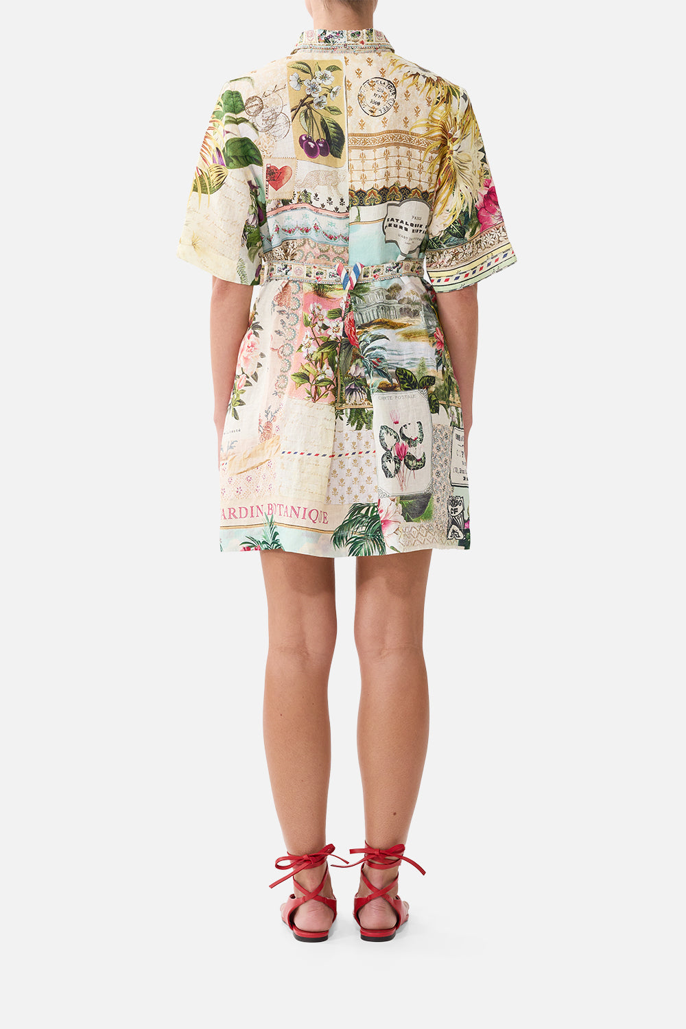 SHORT SHIRT DRESS LA BELLE BOTANIQUE