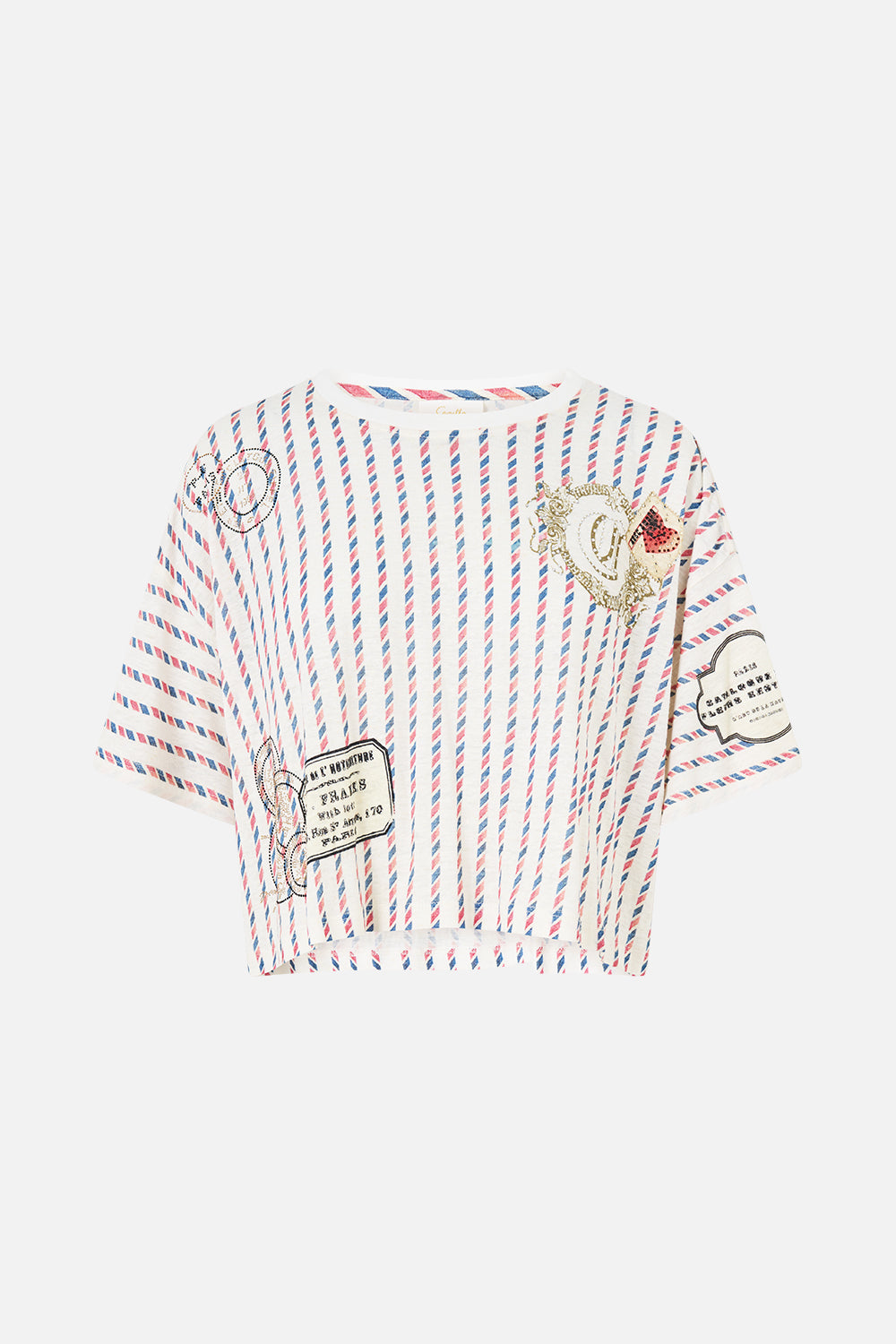 BOXY CROP TEE LA BELLE BOTANIQUE