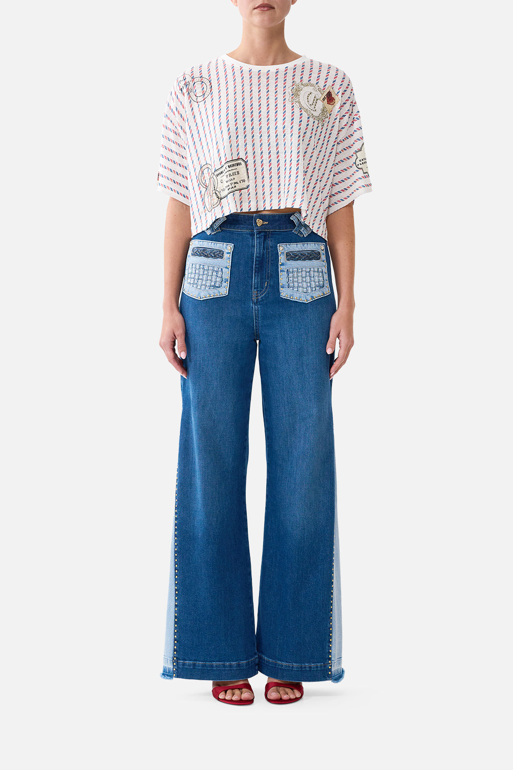 BOXY CROP TEE LA BELLE BOTANIQUE