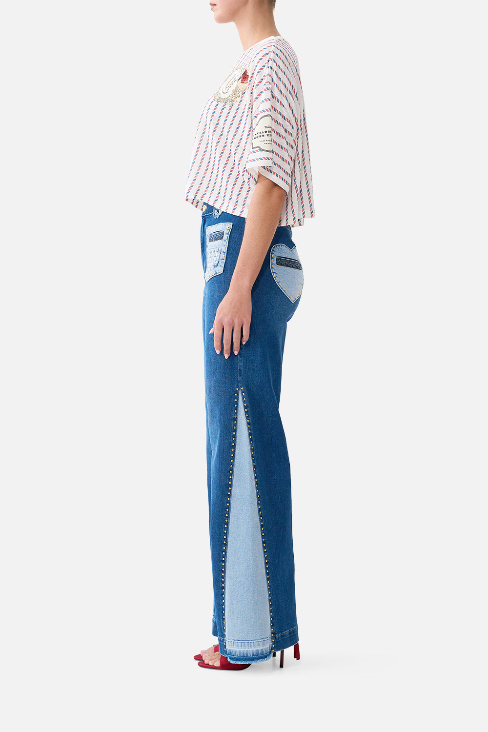BOXY CROP TEE LA BELLE BOTANIQUE