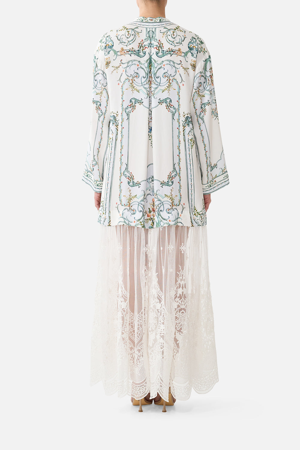 LONG KAFTAN WITH LACE SKIRT BALLAD OF THE BIBLIOTHÈQUE
