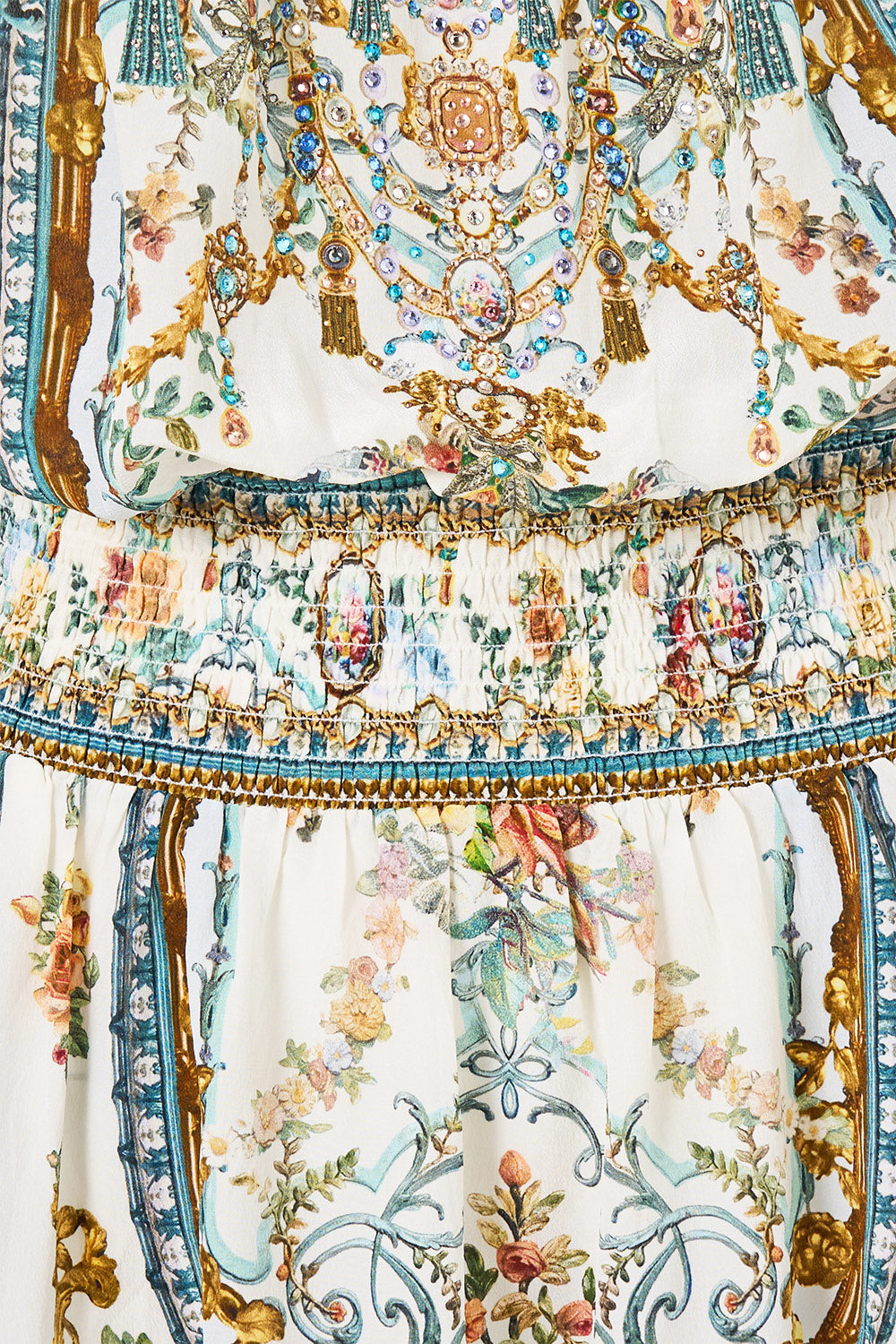 OFF SHOULDER SHORT DRESS BALLAD OF THE BIBLIOTHÈQUE