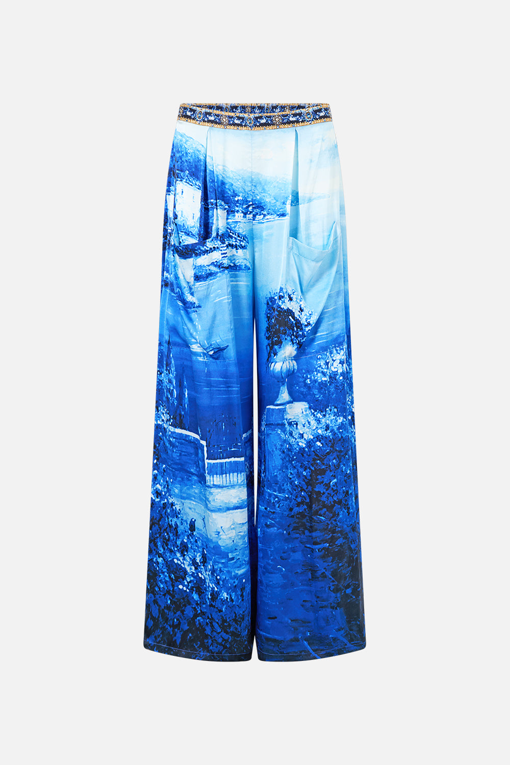 WIDE LEG TROUSER WITH FRONT POCKETS SWEET SACRÉ BLEU