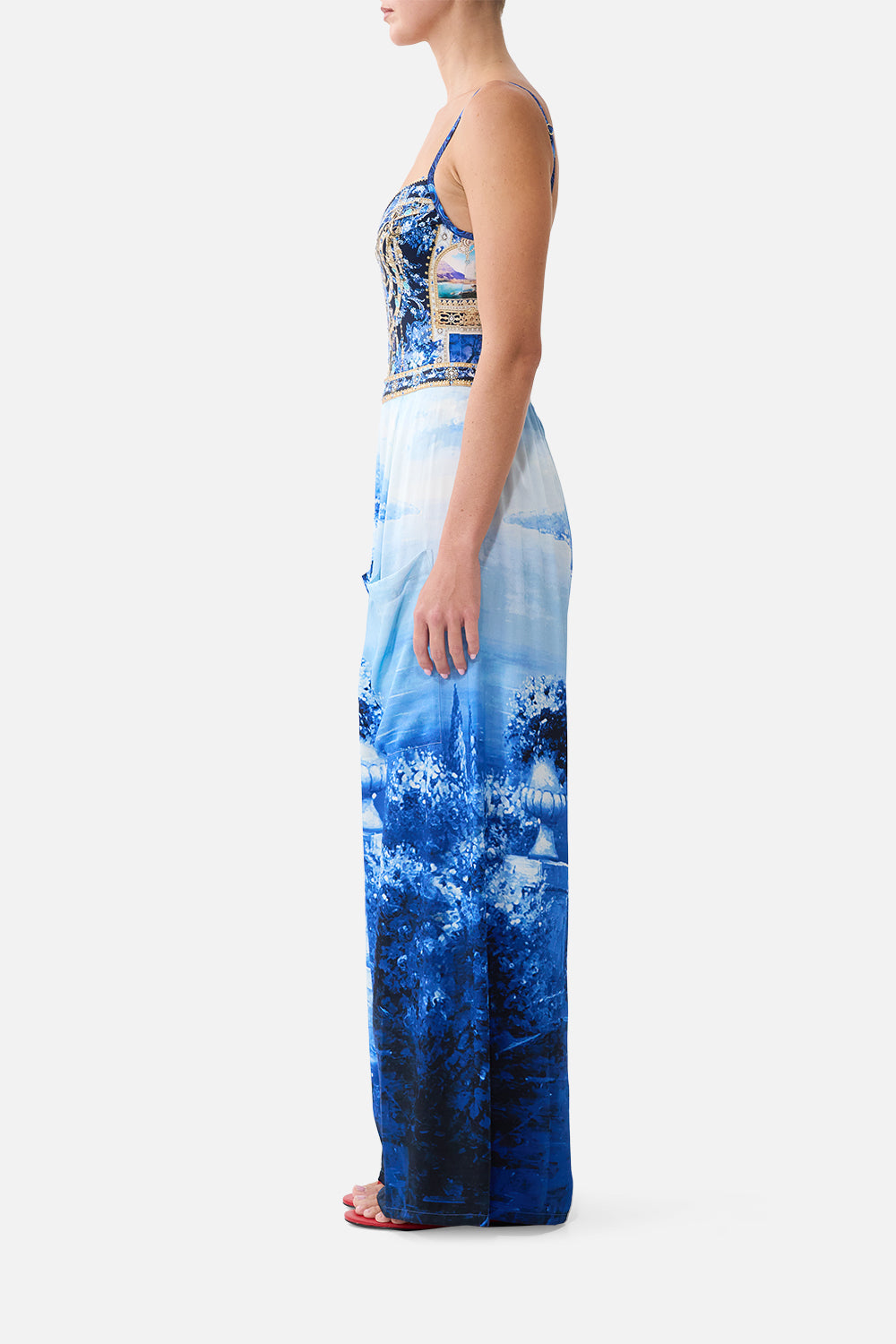 WIDE LEG TROUSER WITH FRONT POCKETS SWEET SACRÉ BLEU