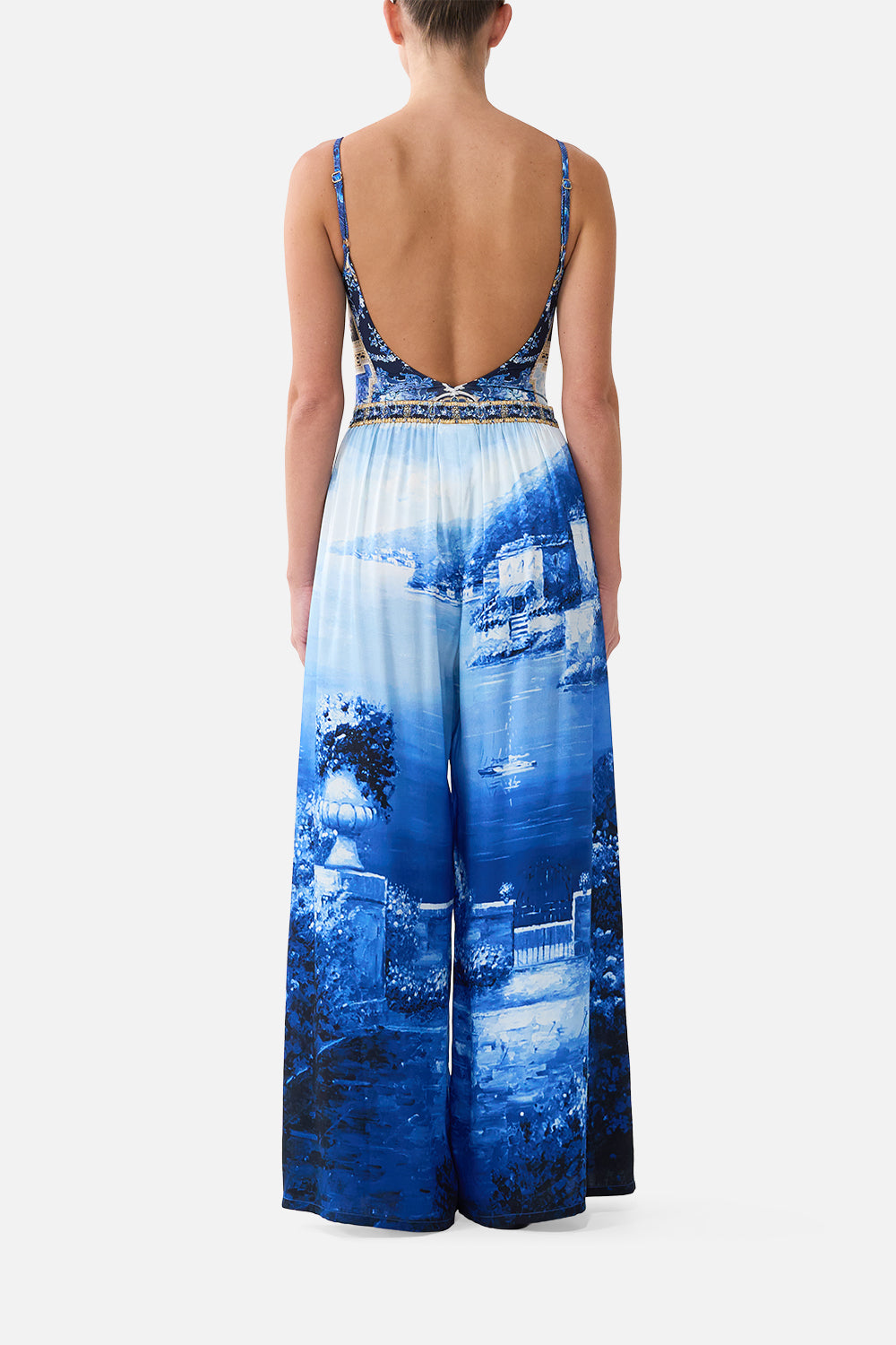 WIDE LEG TROUSER WITH FRONT POCKETS SWEET SACRÉ BLEU