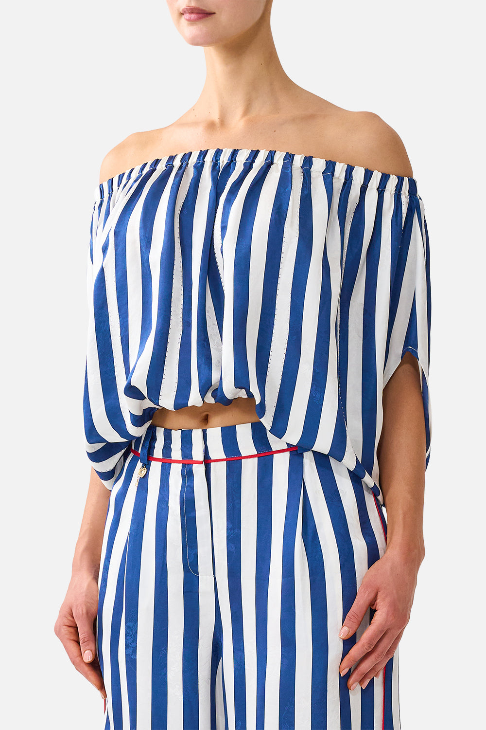 OFF SHOULDER ELASTIC TOP SWEET SACRÉ BLEU