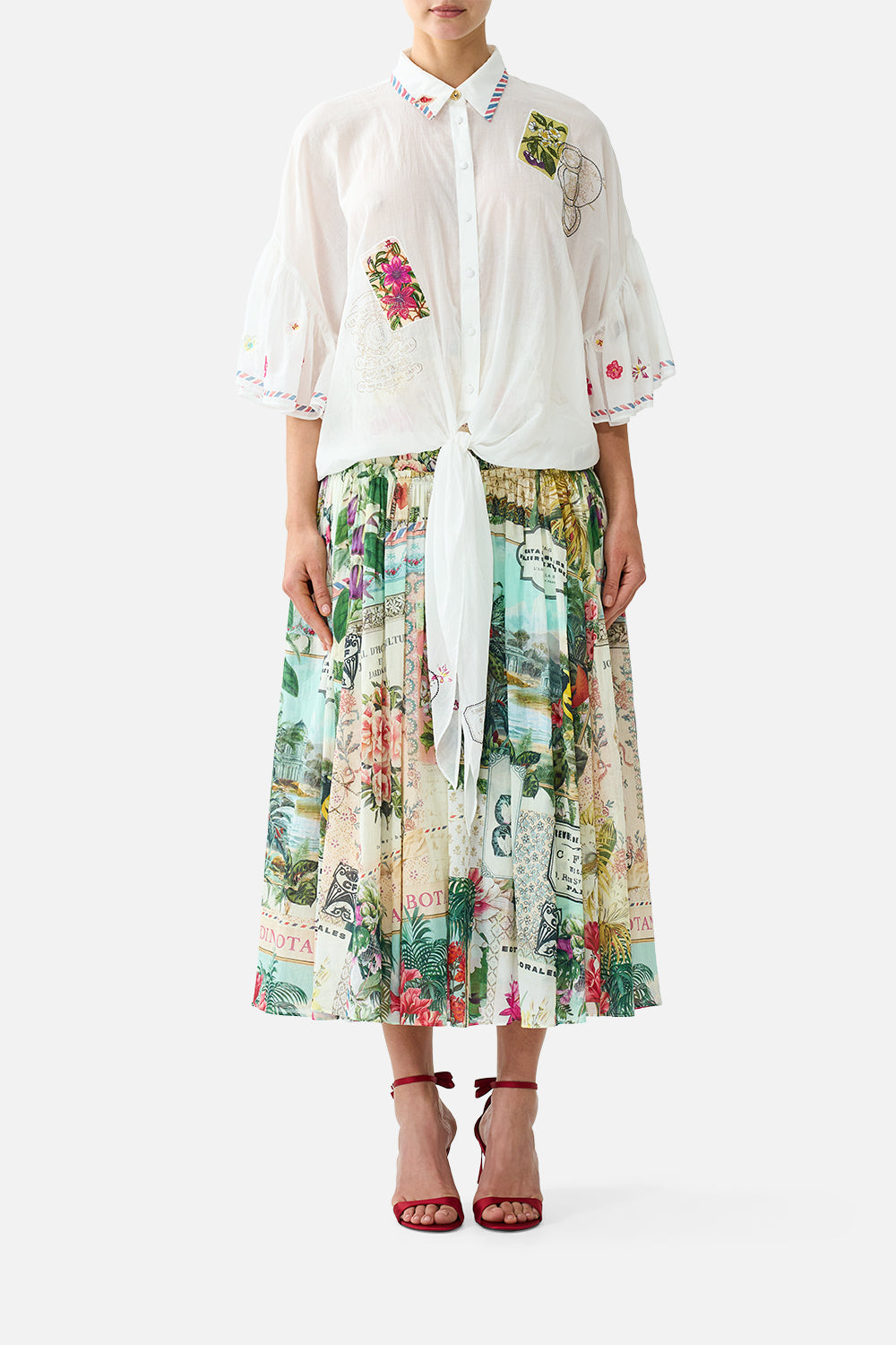 LONG SKIRT WITH CORSET WAIST LA BELLE BOTANIQUE